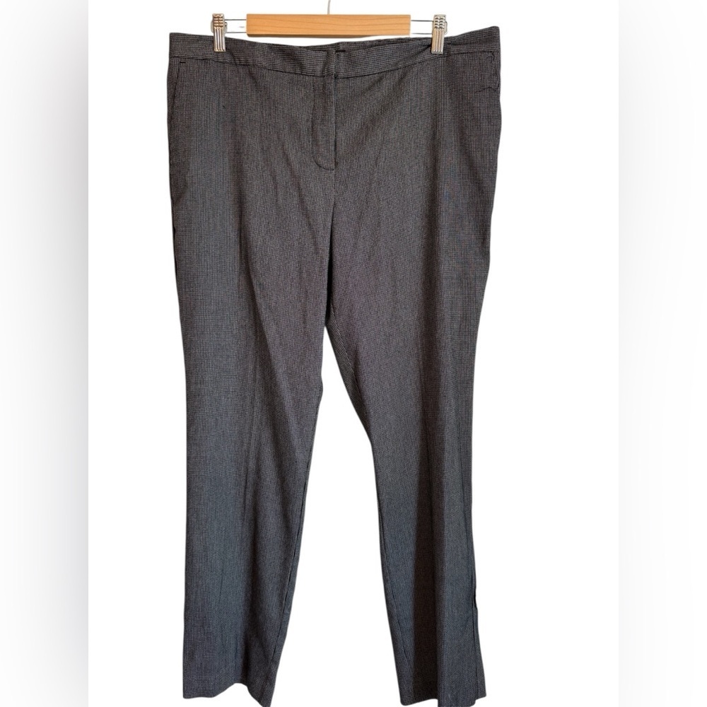 Mario Serrani Black and White Patterned Pants